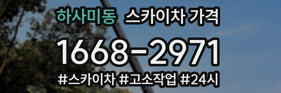 하사미동 스카이차 가격