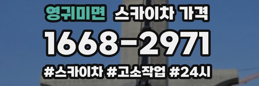 영귀미면 스카이차 가격