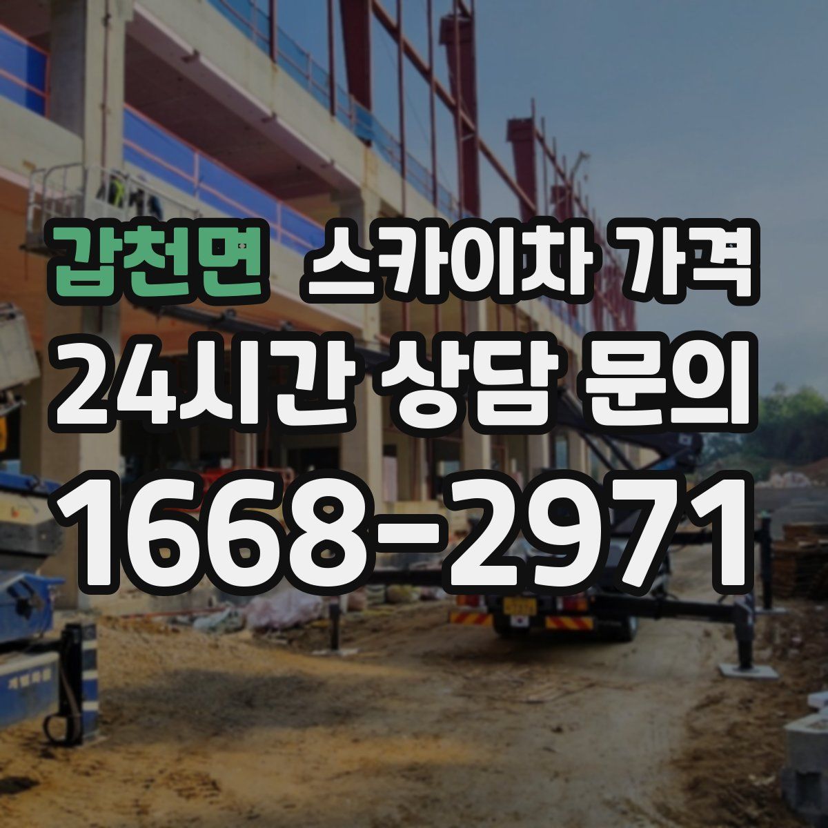 갑천면 스카이차 가격