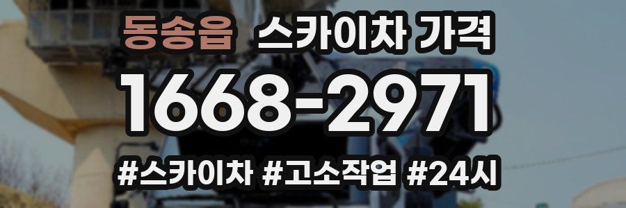 동송읍 스카이차 가격