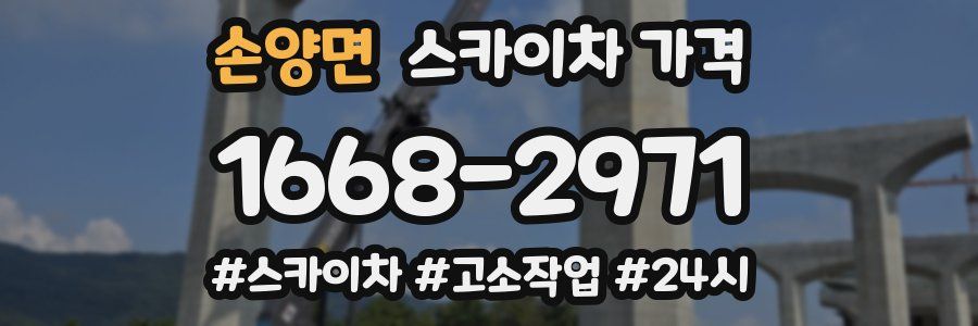 손양면 스카이차 가격