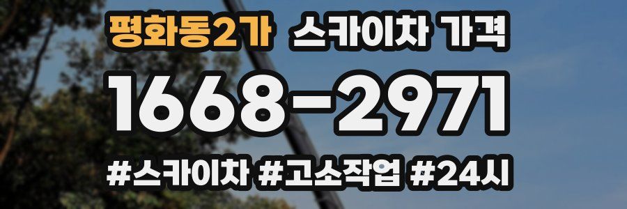 평화동2가 스카이차 가격