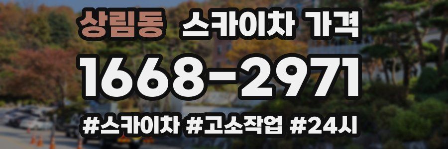 상림동 스카이차 가격