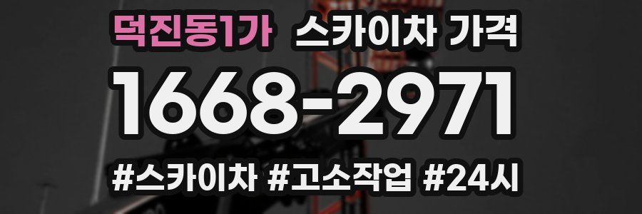 덕진동1가 스카이차 가격