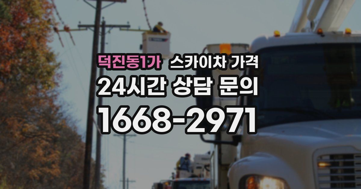 덕진동1가 스카이차 가격