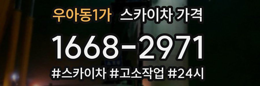 우아동1가 스카이차 가격