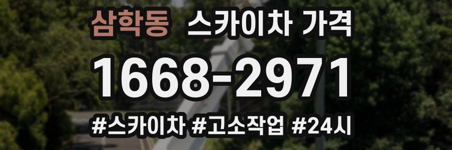 삼학동 스카이차 가격