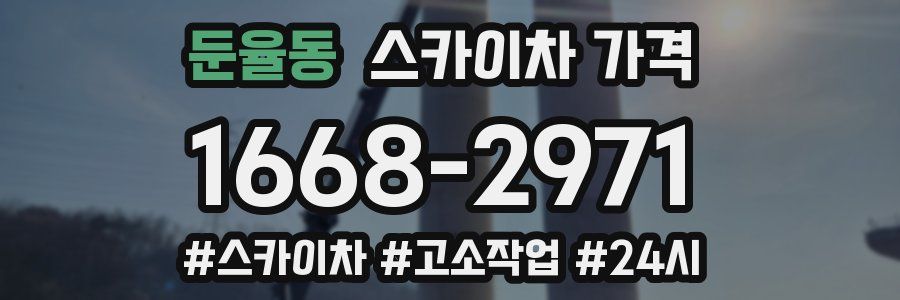 둔율동 스카이차 가격