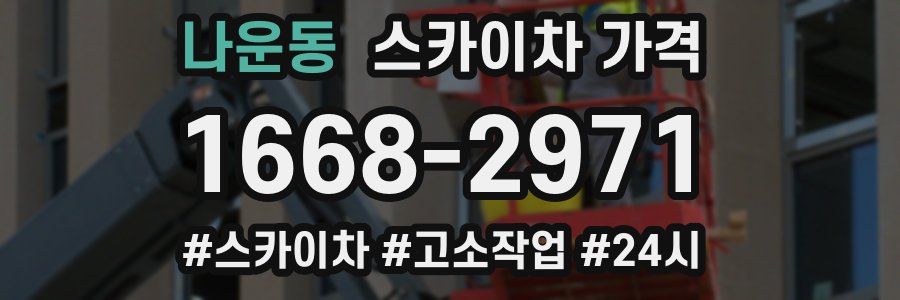 나운동 스카이차 가격