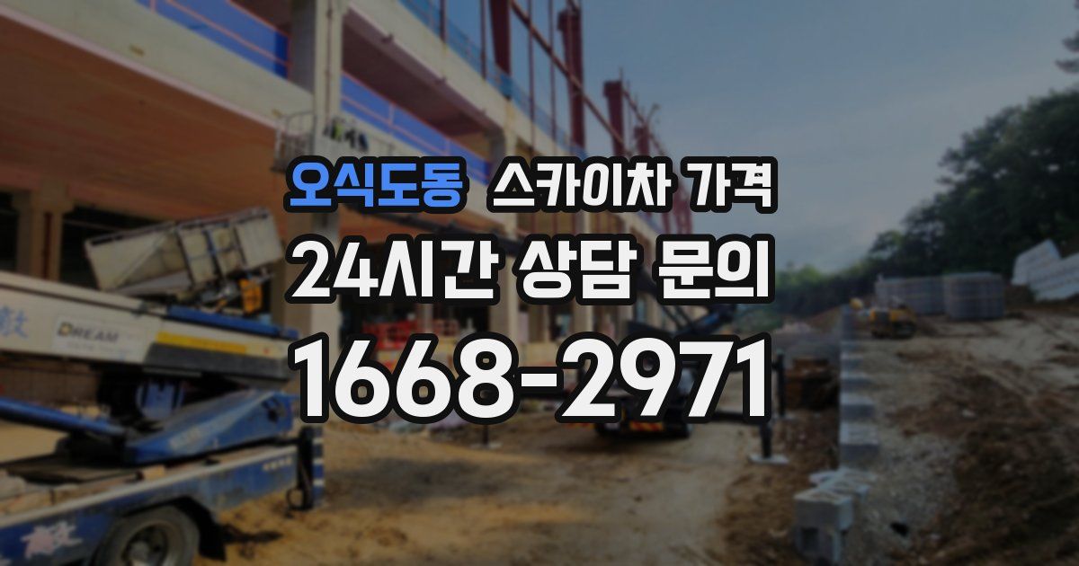 오식도동 스카이차 가격