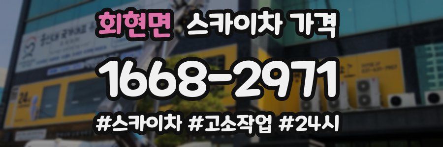 회현면 스카이차 가격