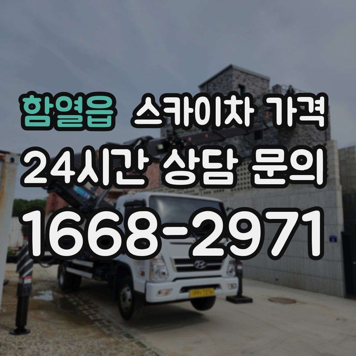함열읍 스카이차 가격 가로수·간판·전선이 동선을 막을 때
