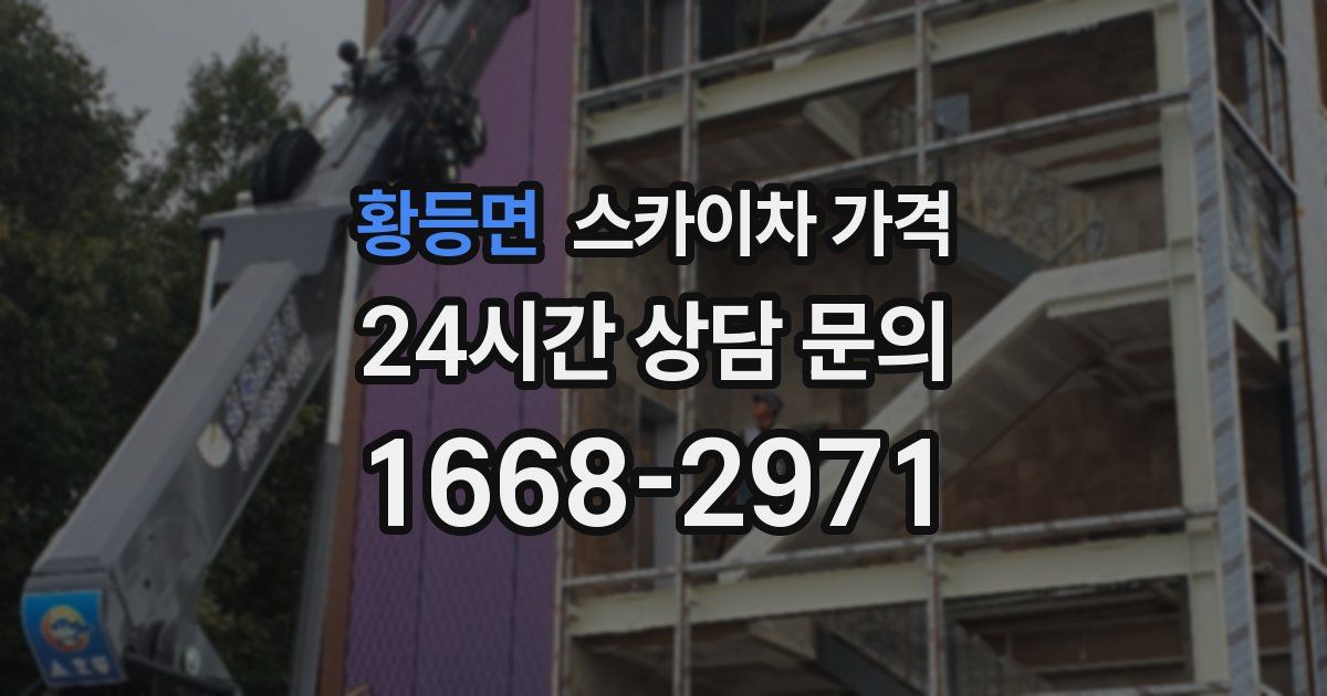 황등면 스카이차 가격