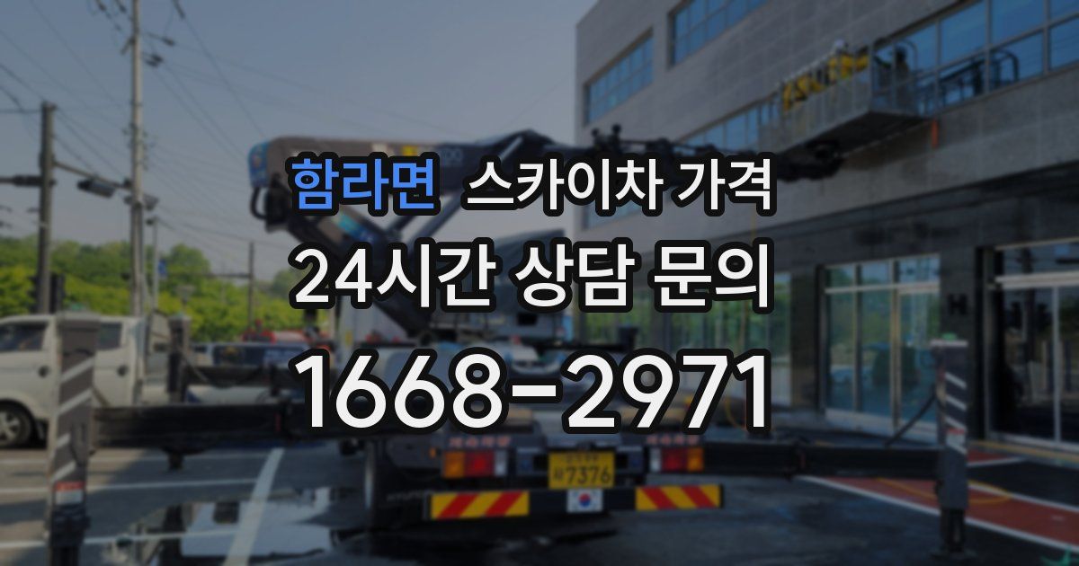함라면 스카이차 가격