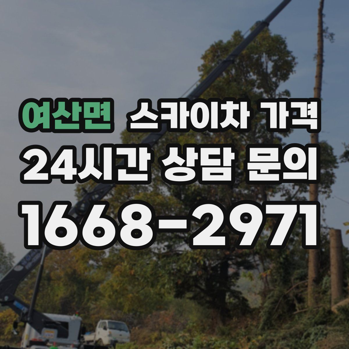 여산면 스카이차 가격