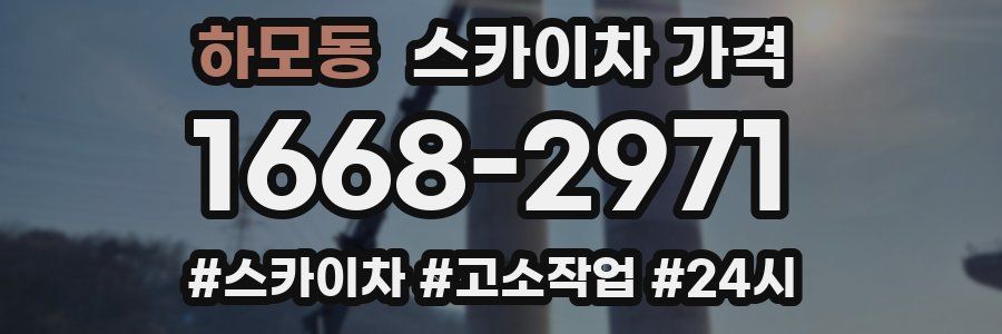 하모동 스카이차 가격