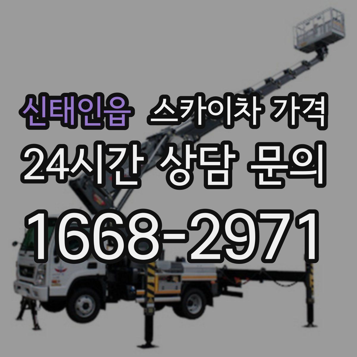 신태인읍 스카이차 가격