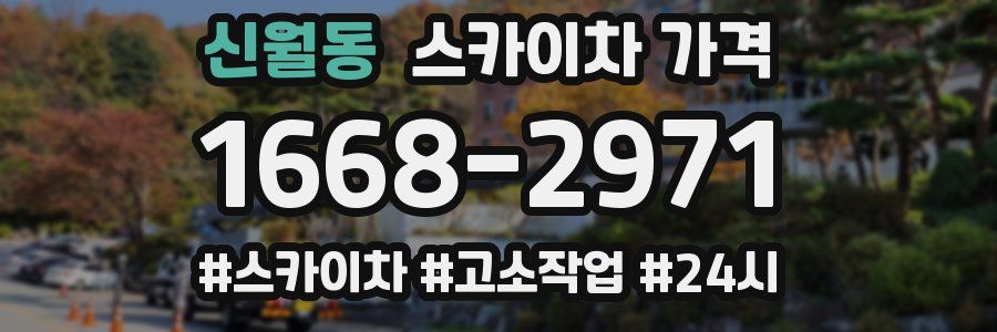 신월동 스카이차 가격