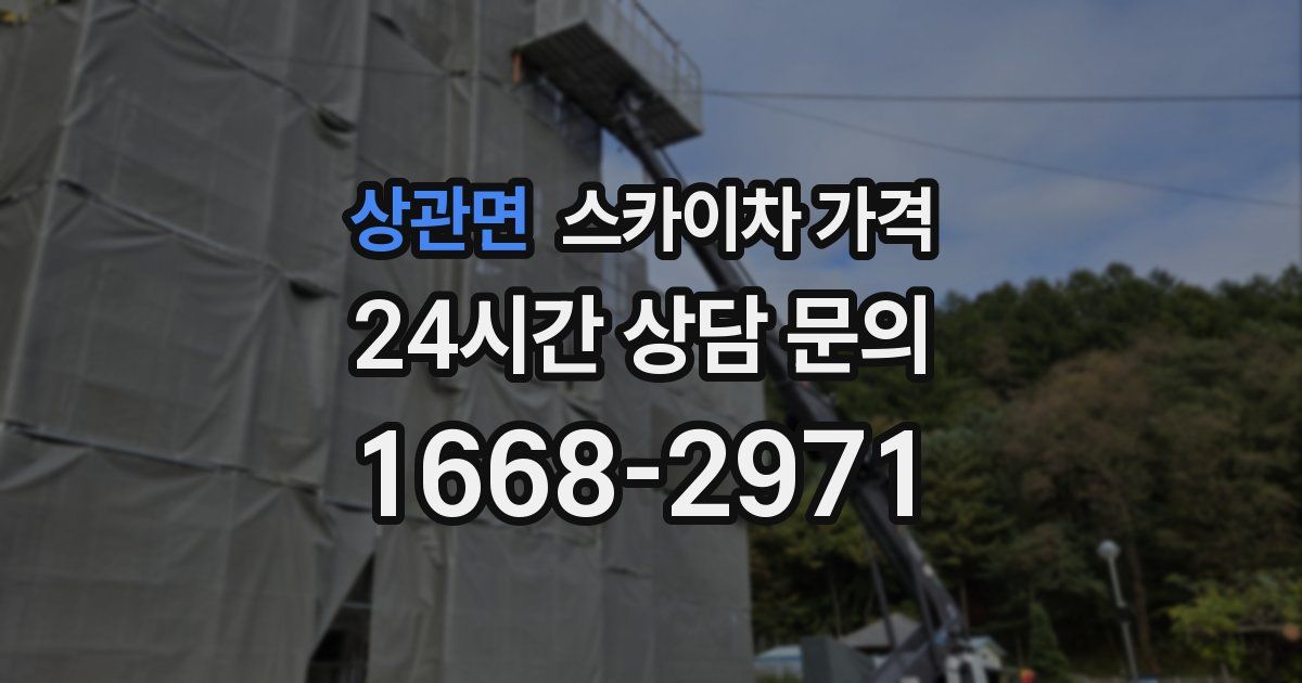 상관면 스카이차 가격