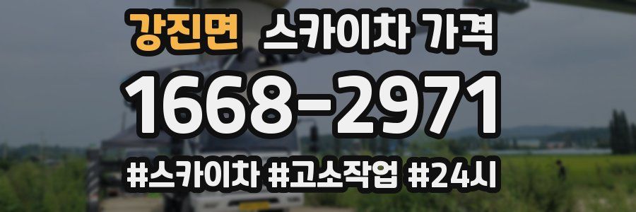 강진면 스카이차 가격