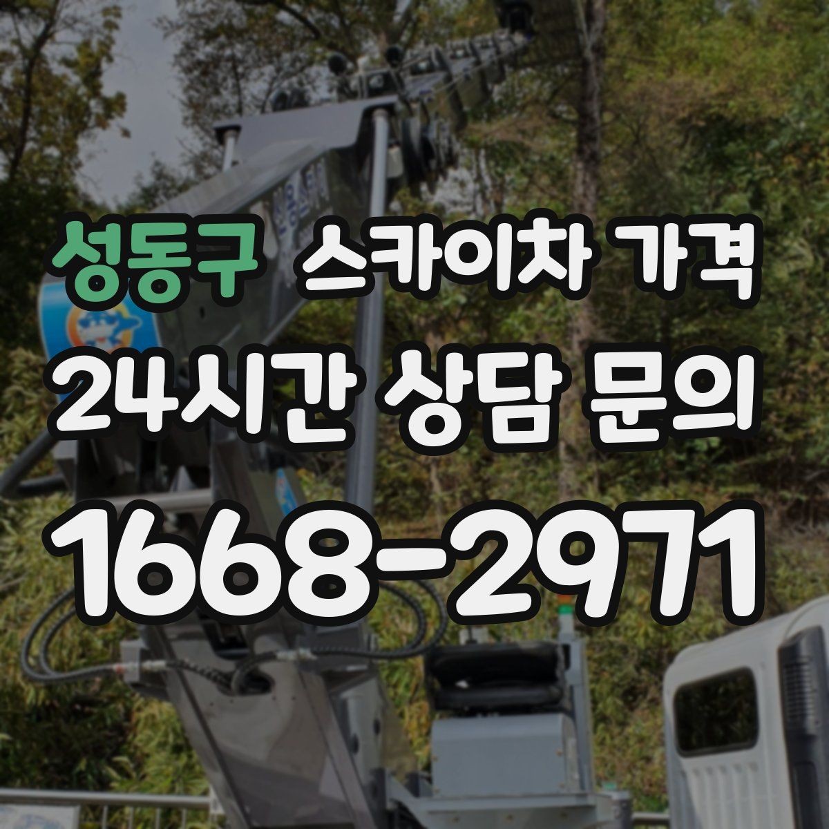성동구 스카이차 가격 간판 스위치·배선 점검이 필요한 경우