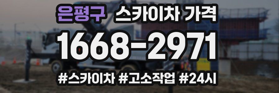 은평구 스카이차 가격