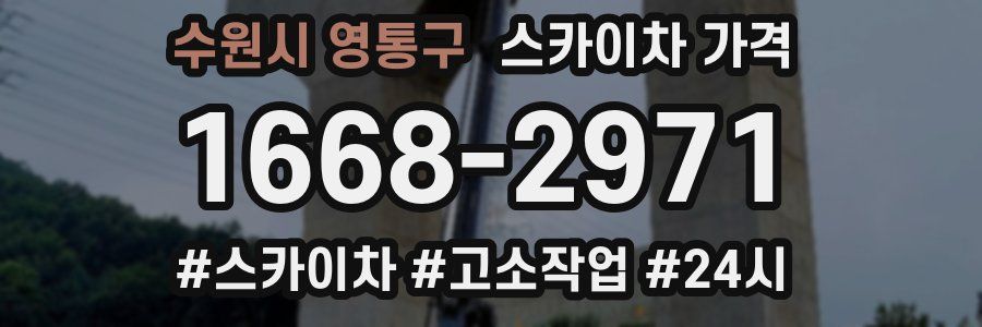 수원시 영통구 스카이차 가격