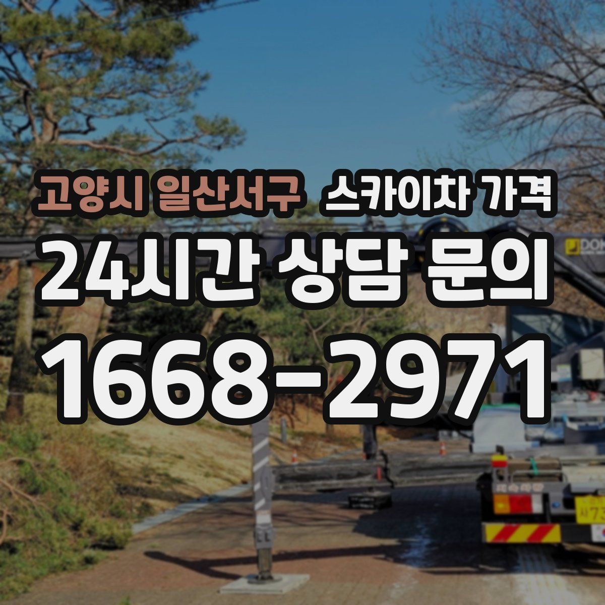 고양시 일산서구 스카이차 가격