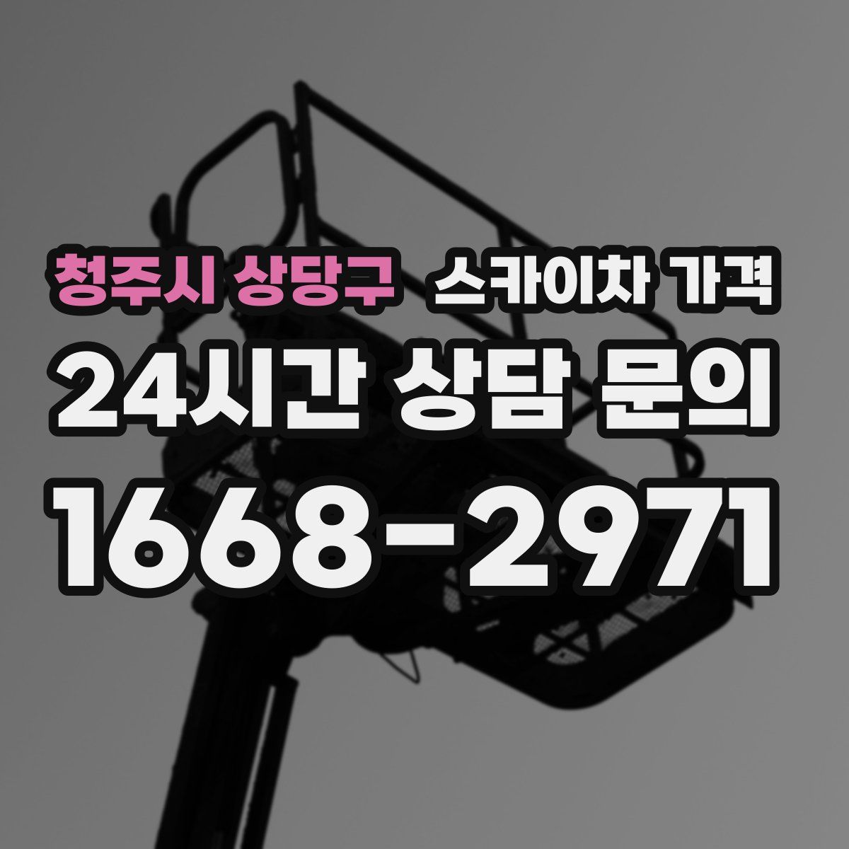 청주시 상당구 스카이차 가격