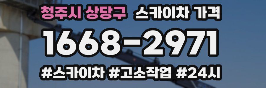 청주시 상당구 스카이차 가격