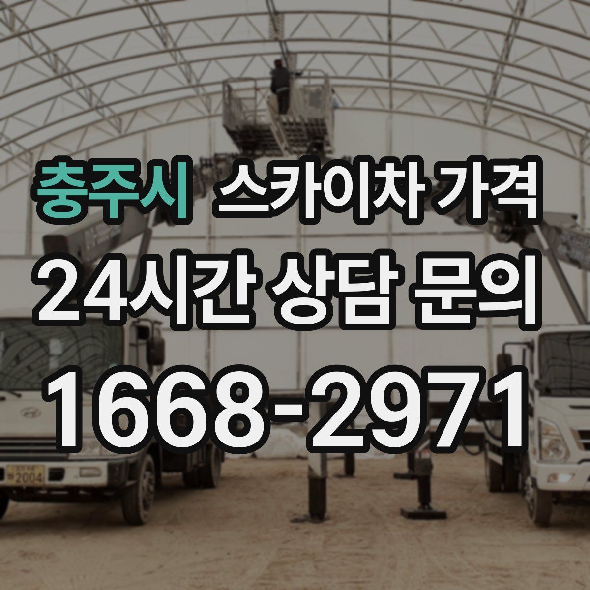 충주시 스카이차 가격