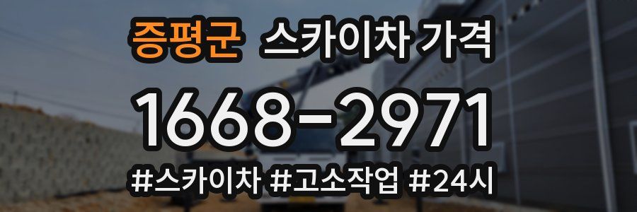 증평군 스카이차 가격