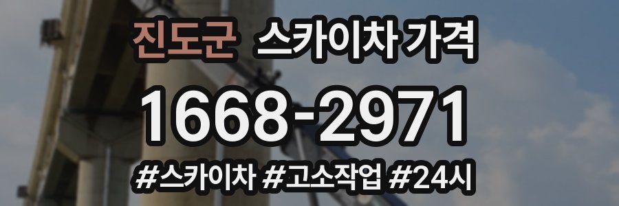 진도군 스카이차 가격