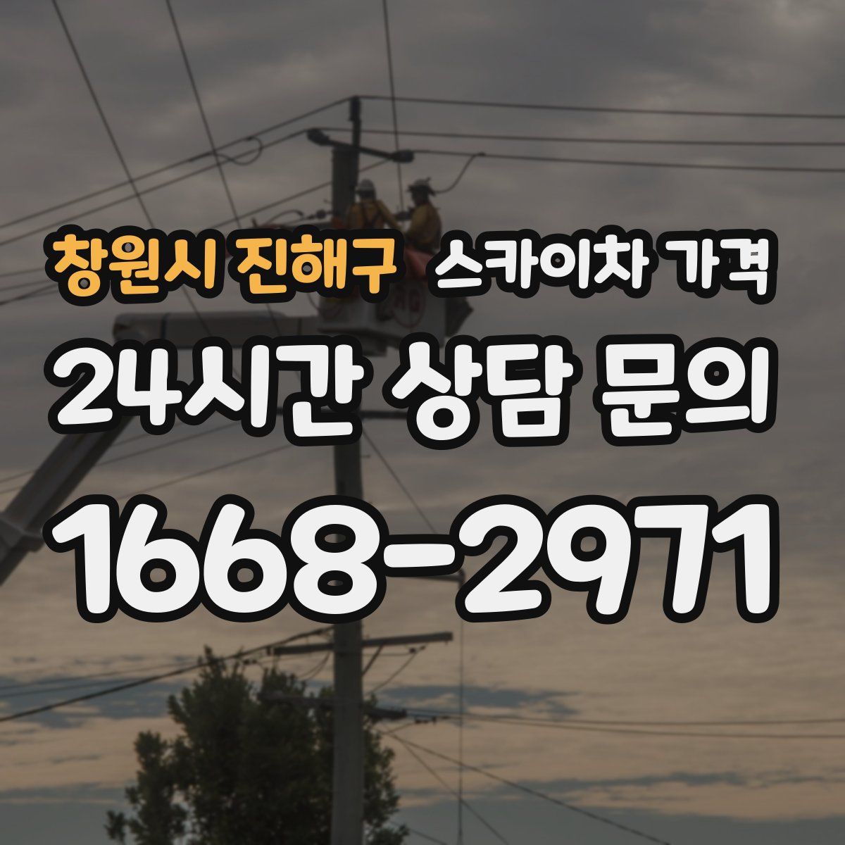 창원시 진해구 스카이차 가격