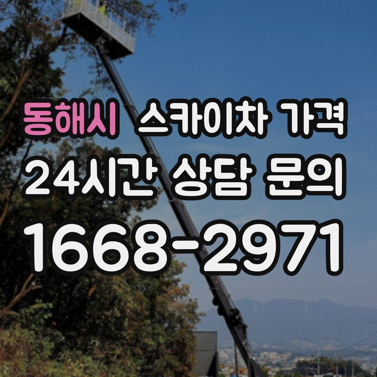 동해시 스카이차 가격 간판 교체 전 예상 범위를 잡는 방법