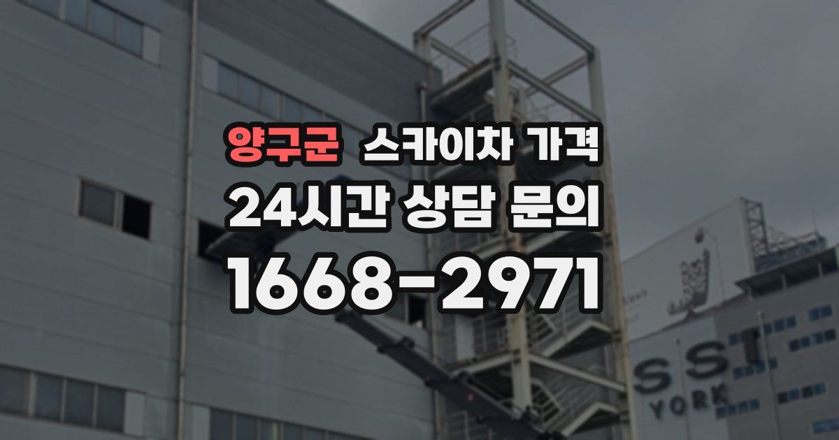 양구군 스카이차 가격