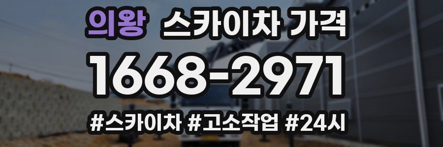 의왕 스카이차 가격