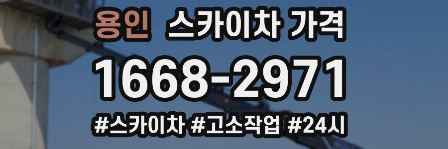 용인 스카이차 가격