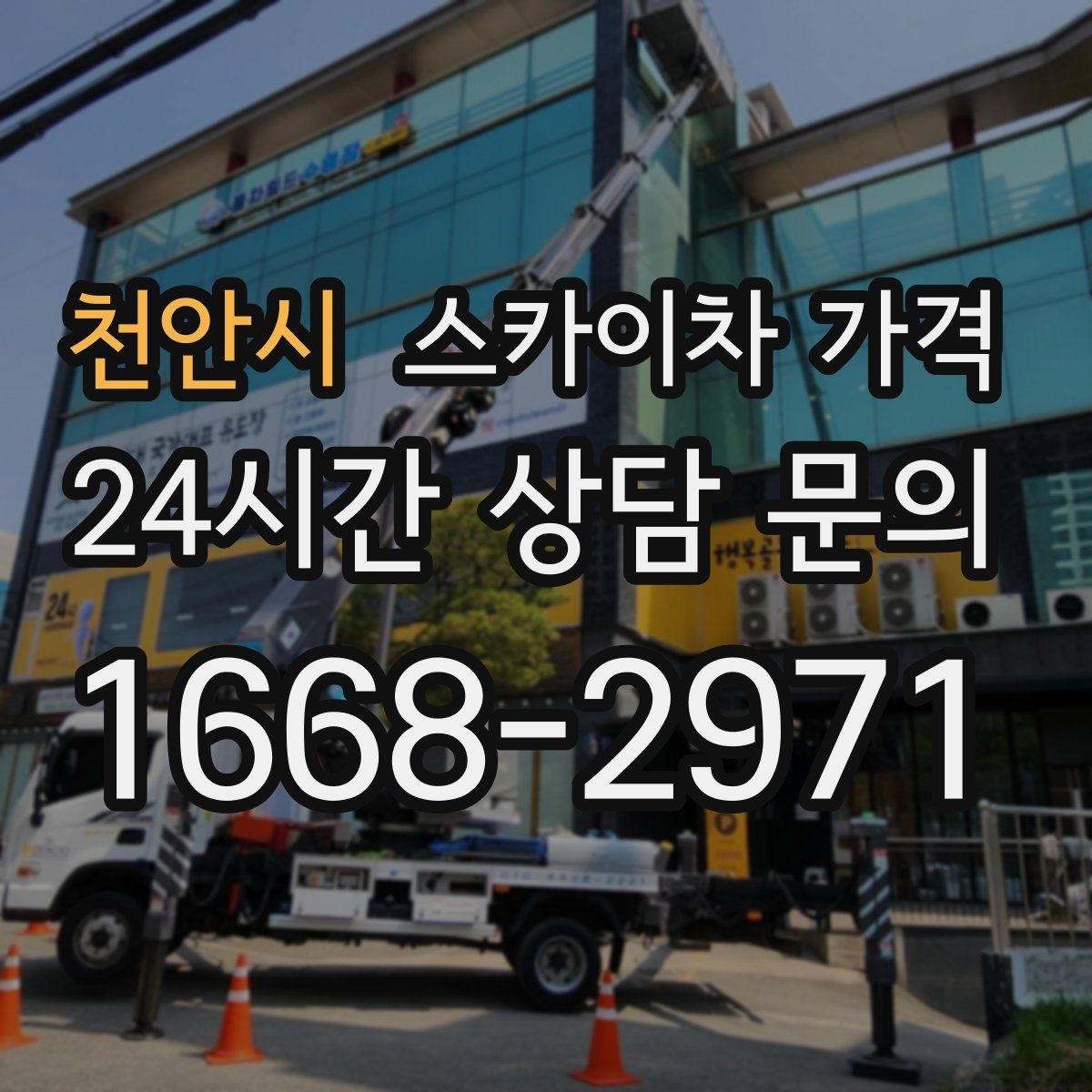 천안시 스카이차 가격