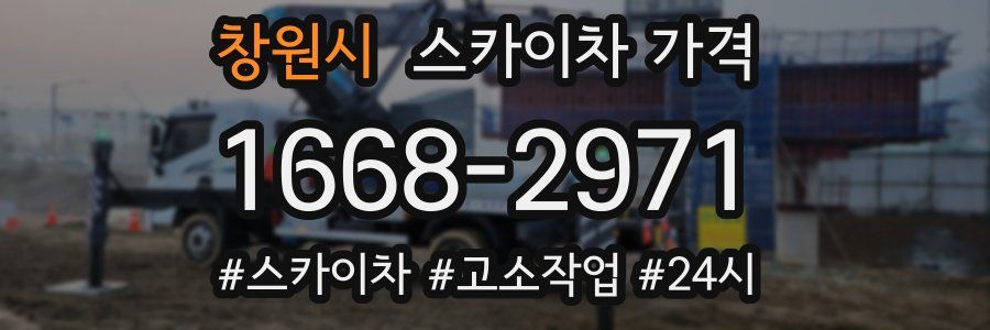 창원시 스카이차 가격