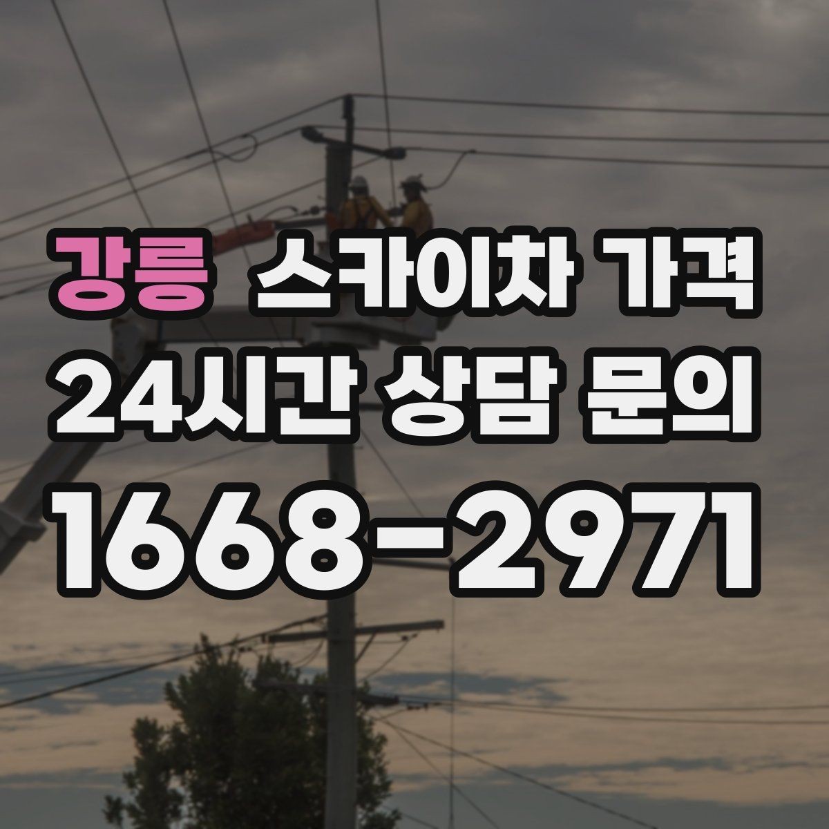 강릉 스카이차 가격 유도원 배치가 필요한 상황 정리