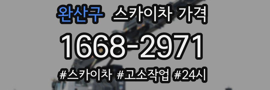 완산구 스카이차 가격