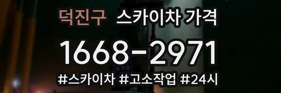 덕진구 스카이차 가격