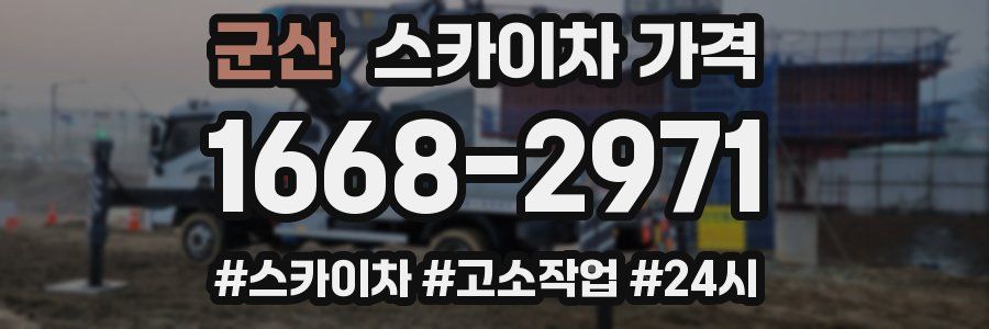 군산 스카이차 가격