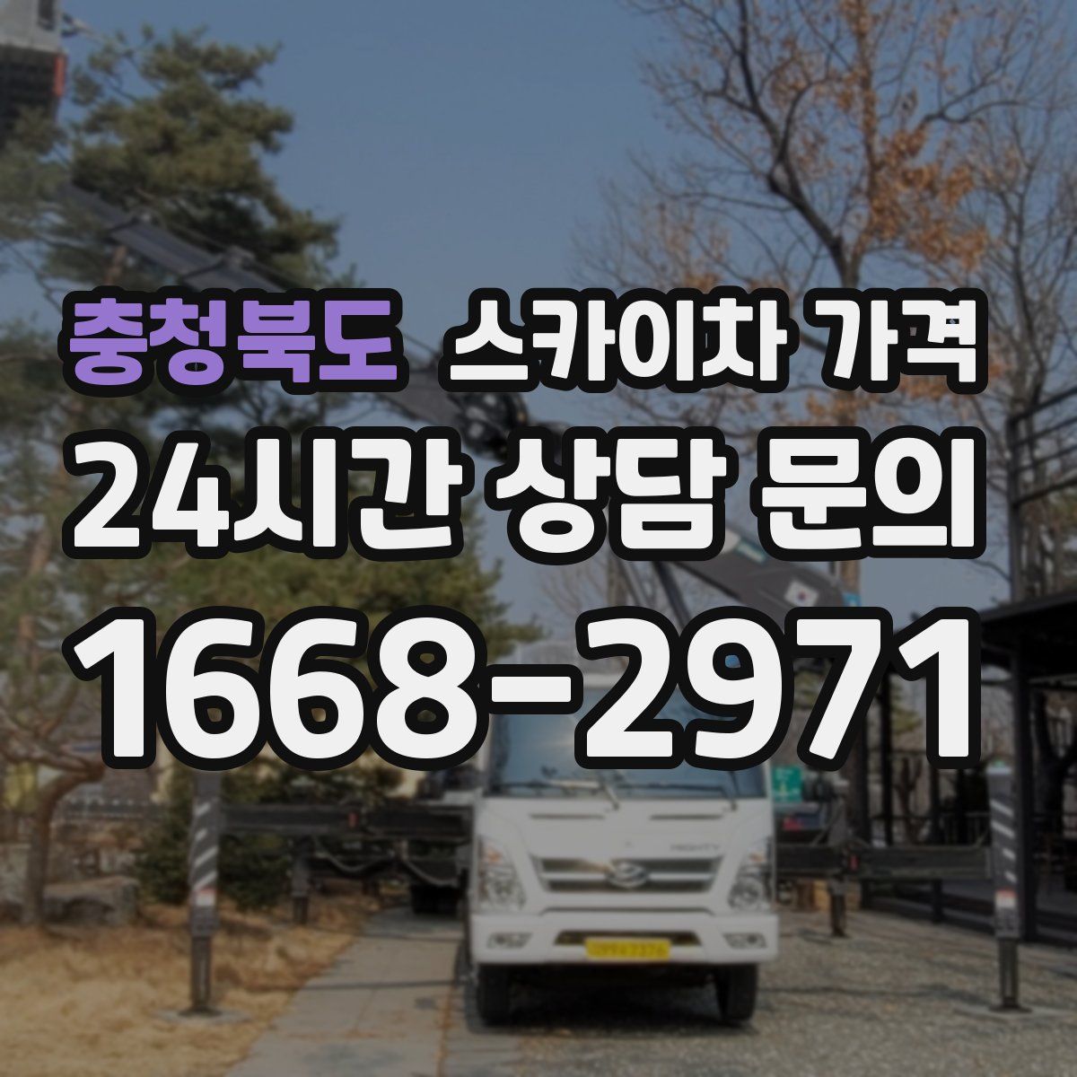 충청북도 스카이차 가격