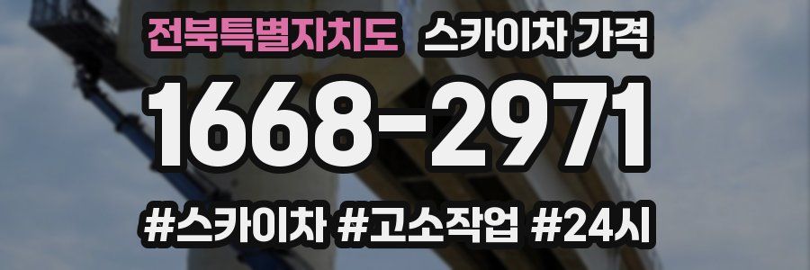 전북특별자치도 스카이차 가격