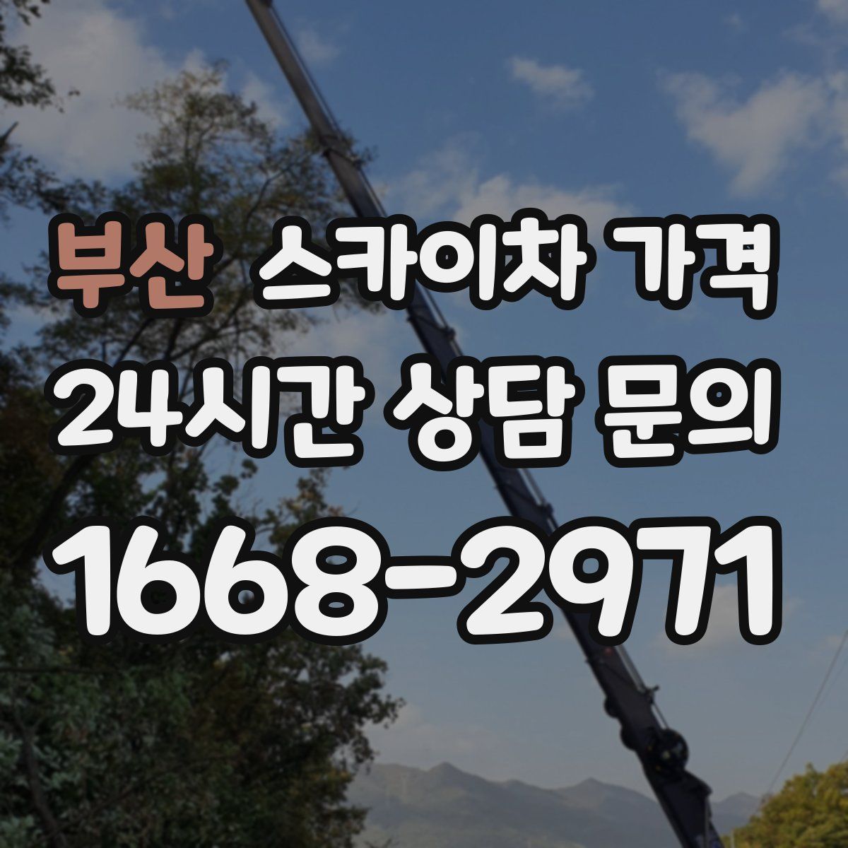 부산 스카이차 가격