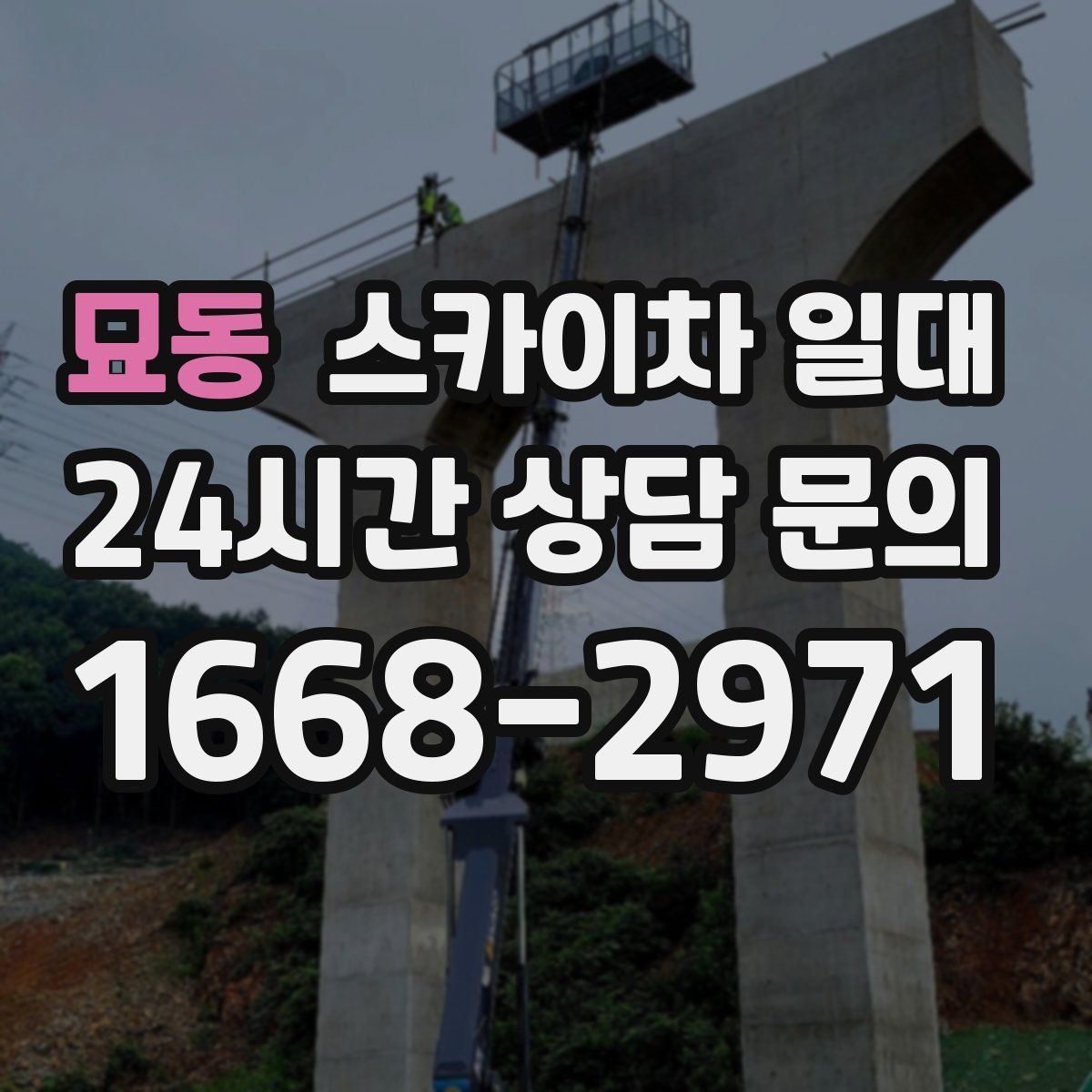 묘동 스카이차 일대