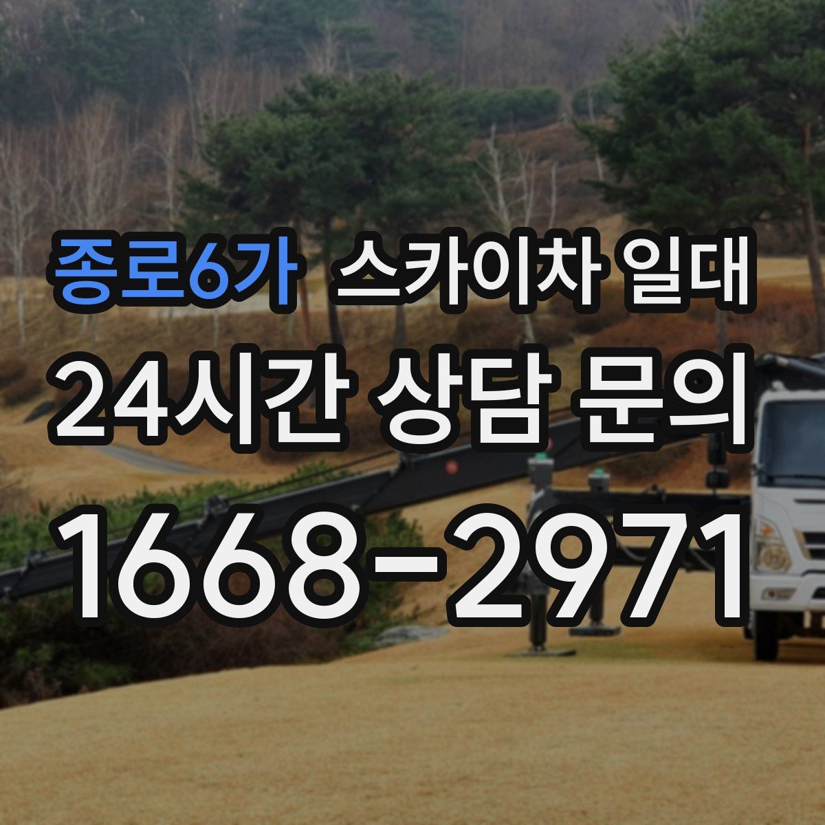 종로6가 스카이차 일대