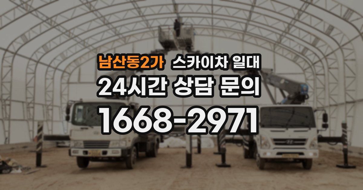 남산동2가 스카이차 일대